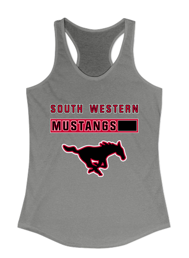 South Western Mustangs Mascot #7 Women's Tank Top