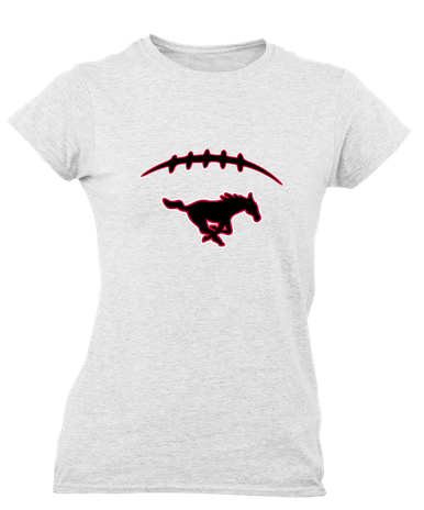 South Western Mustangs Football #2 Women's SS T-Shirt
