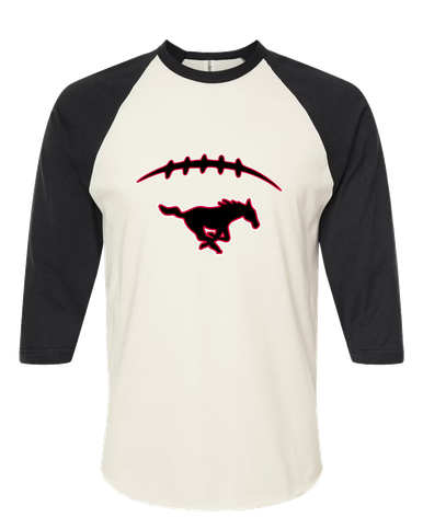 South Western Mustangs Football #2 Women's Baseball T-Shirt