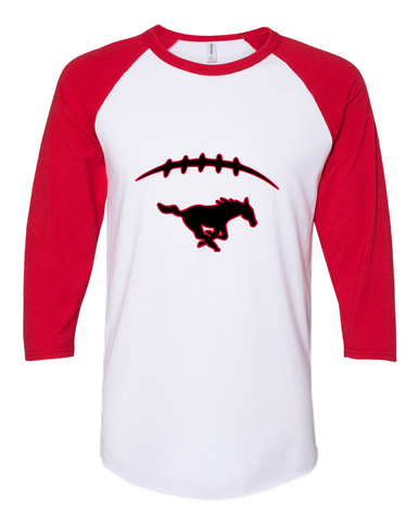South Western Mustangs Football #2 Men's Baseball T-Shirt