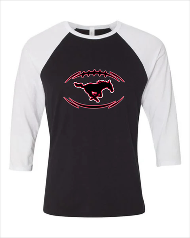 South Western Mustangs Football #3 Men's Baseball T-Shirt