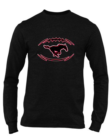 South Western Mustangs Football #3 Men's Premium LS T-Shirt