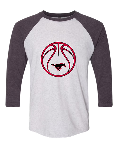 South Western Mustangs Basketball #2 Men's Baseball T-Shirt