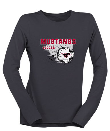 South Western Mustangs Soccer #2 Women's LS T-Shirt