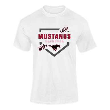 South Western Mustangs Baseball #2 Men's SS T-Shirt