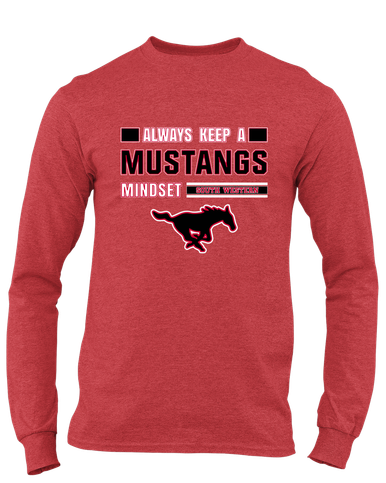 South Western Mustangs Mindset Men's LS T-Shirt