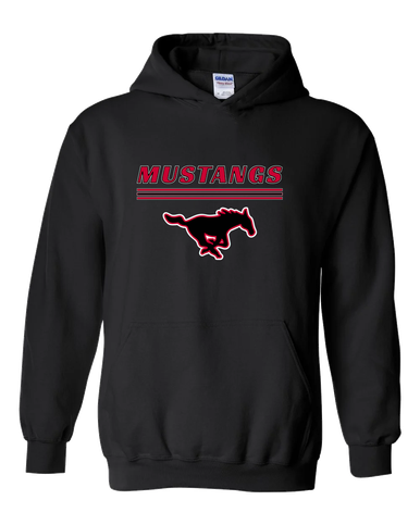 South Western Mustangs Mascot #8 Men's Hoodie