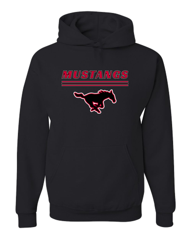 South Western Mustangs Mascot #8 Men's Premium Hoodie
