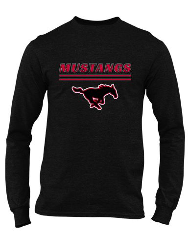 South Western Mustangs Mascot #8 Men's LS T-Shirt