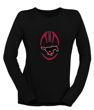 South Western Mustangs Football #4 Women's LS T-Shirt