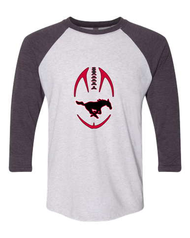 South Western Mustangs Football #4 Men's Baseball T-Shirt