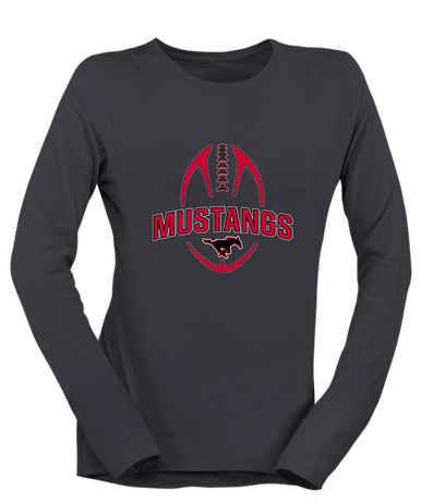 South Western Mustangs Football #5 Women's LS T-Shirt
