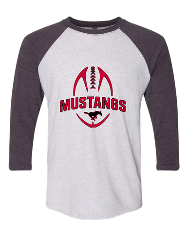 South Western Mustangs Football #5 Women's Baseball T-Shirt