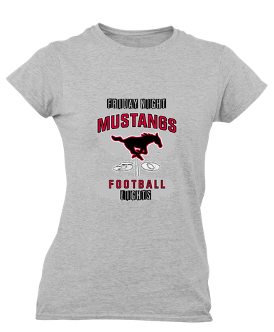 South Western Mustangs Football #6 Women's SS T-Shirt