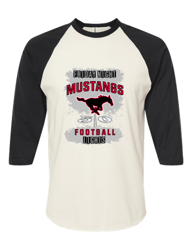 South Western Mustangs Football #6 Men's Baseball T-Shirt