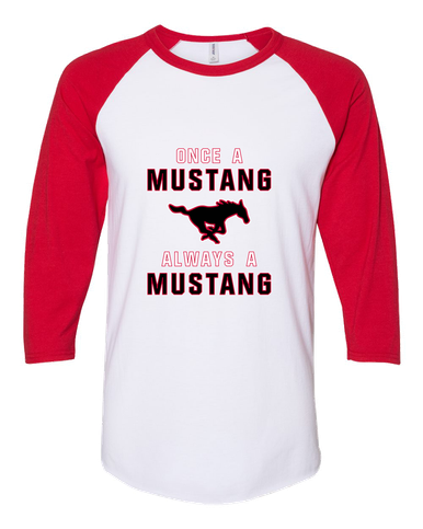 South Western Mustangs Once A Men's Baseball T-Shirt