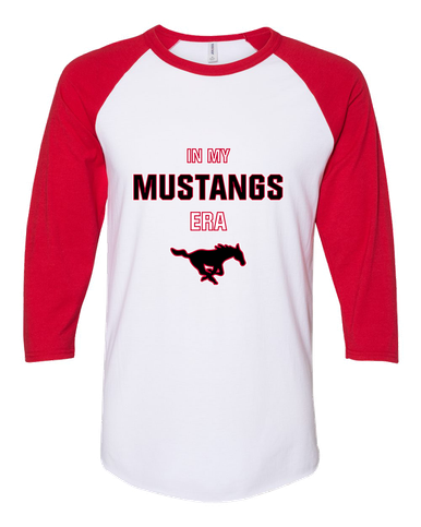 South Western Mustangs Era #1 Women's Baseball T-Shirt