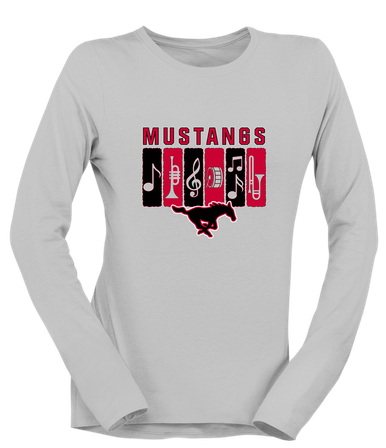 South Western Mustangs Band # 2 Women's LS T-Shirt
