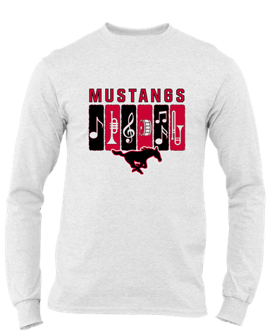 South Western Mustangs Band # 2 Men's LS T-Shirt