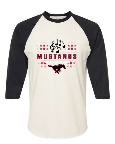 South Western Mustangs Band # 3 Women's Baseball T-Shirt