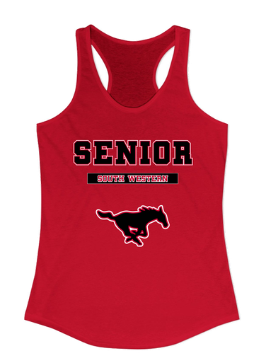 South Western Mustangs Senior #2 Women's Tank Top
