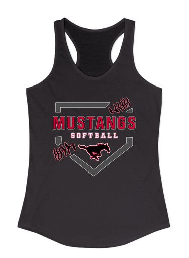 South Western Mustangs Softball #2 Women's Tank Top