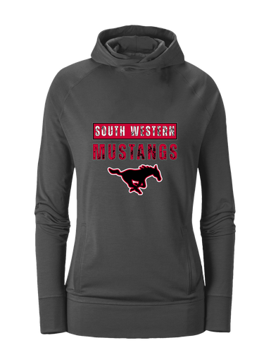 South Western Mustangs Mascot #9 Women's Hoodie