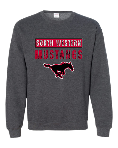 South Western Mustangs Mascot #9 Men's Sweatshirt