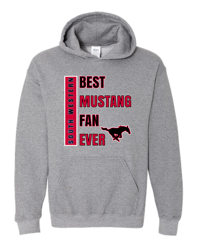 South Western Mustangs Best Mustang Fan Men's Hoodie