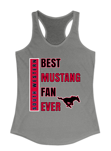 South Western Mustangs Best Mustang Fan Women's Tank Top