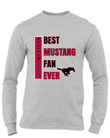South Western Mustangs Best Mustang Fan Men's LS T-Shirt