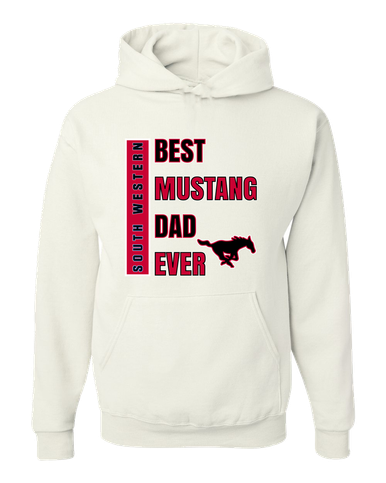 South Western Mustangs Best Mustang Dad Men's Premium Hoodie