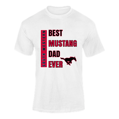 South Western Mustangs Best Mustang Dad Men's SS T-Shirt