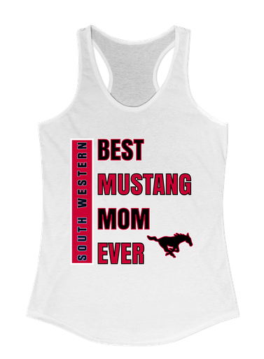 South Western Mustangs Best Mustang Mom Women's Tank Top