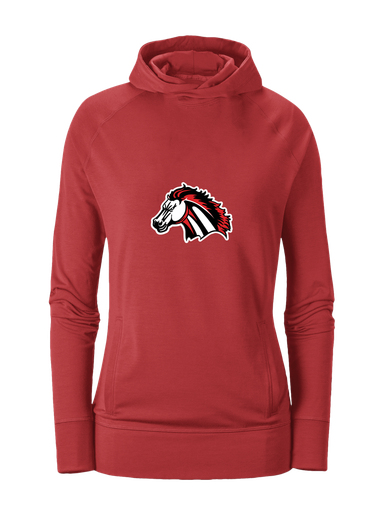 Creekview Mustangs Mascot #1 Women's Hoodie