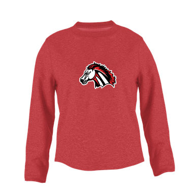 Creekview Mustangs Mascot #1 Women's Sweatshirt