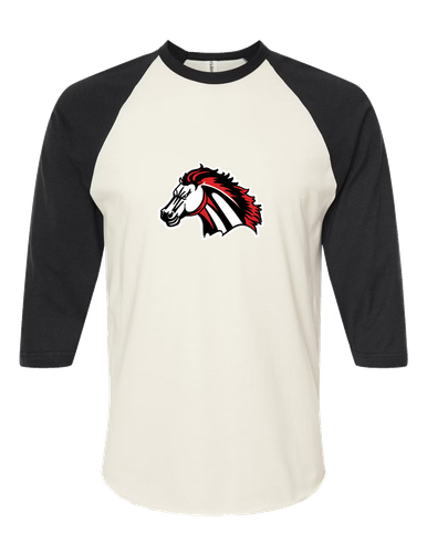 Creekview Mustangs Mascot #1 Men's Baseball T-Shirt