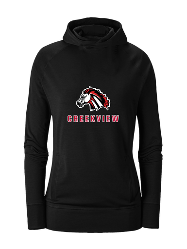 Creekview Mustangs Mascot #2 Women's Hoodie