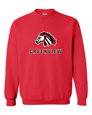 Creekview Mustangs Mascot #2 Men's Sweatshirt