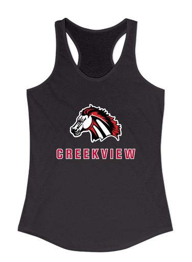 Creekview Mustangs Mascot #2 Women's Tank Top