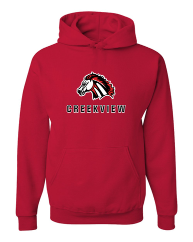 Creekview Mustangs Mascot #2 Men's Premium Hoodie