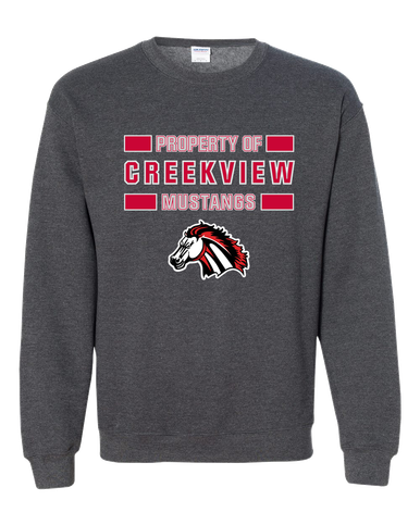 Creekview Mustangs Property Of Men's Sweatshirt