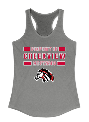 Creekview Mustangs Property Of Women's Tank Top