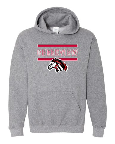 Creekview Mustangs Mascot #4 Men's Hoodie