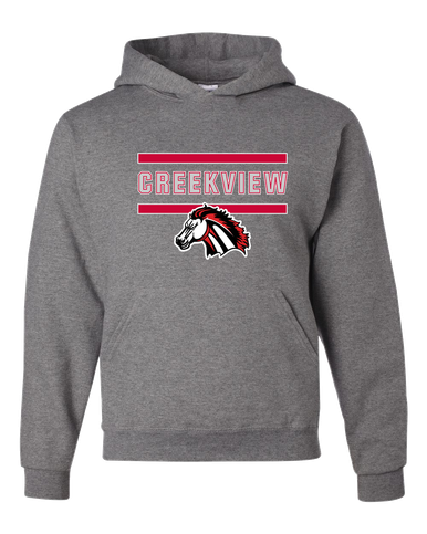 Creekview Mustangs Mascot #4 Men's Premium Hoodie