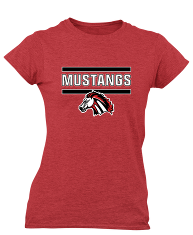 Creekview Mustangs Mascot #5 Women's SS T-Shirt