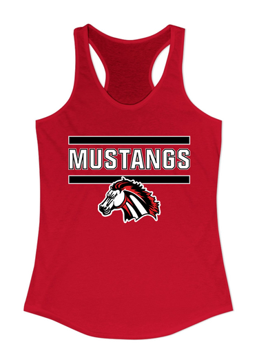 Creekview Mustangs Mascot #5 Women's Tank Top