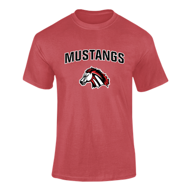 Creekview Mustangs Mascot #6 Men's Premium SS T-Shirt