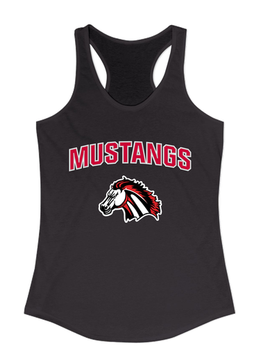 Creekview Mustangs Mascot #6 Women's Tank Top
