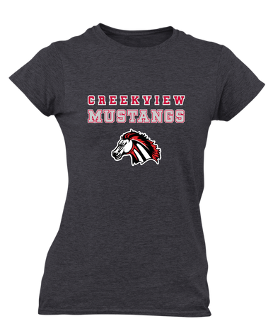 Creekview Mustangs Spirit Women's SS T-Shirt